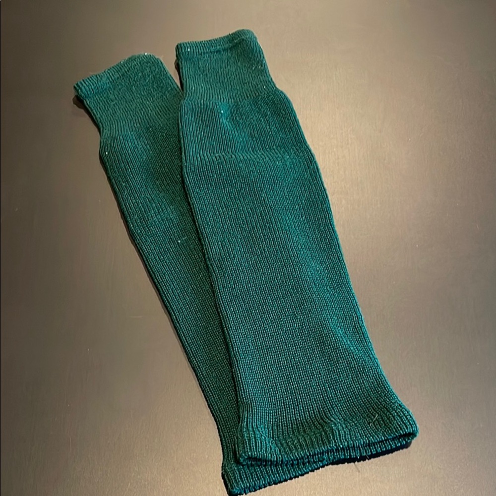 CCM Kids Green Ice Hockey Socks 20”